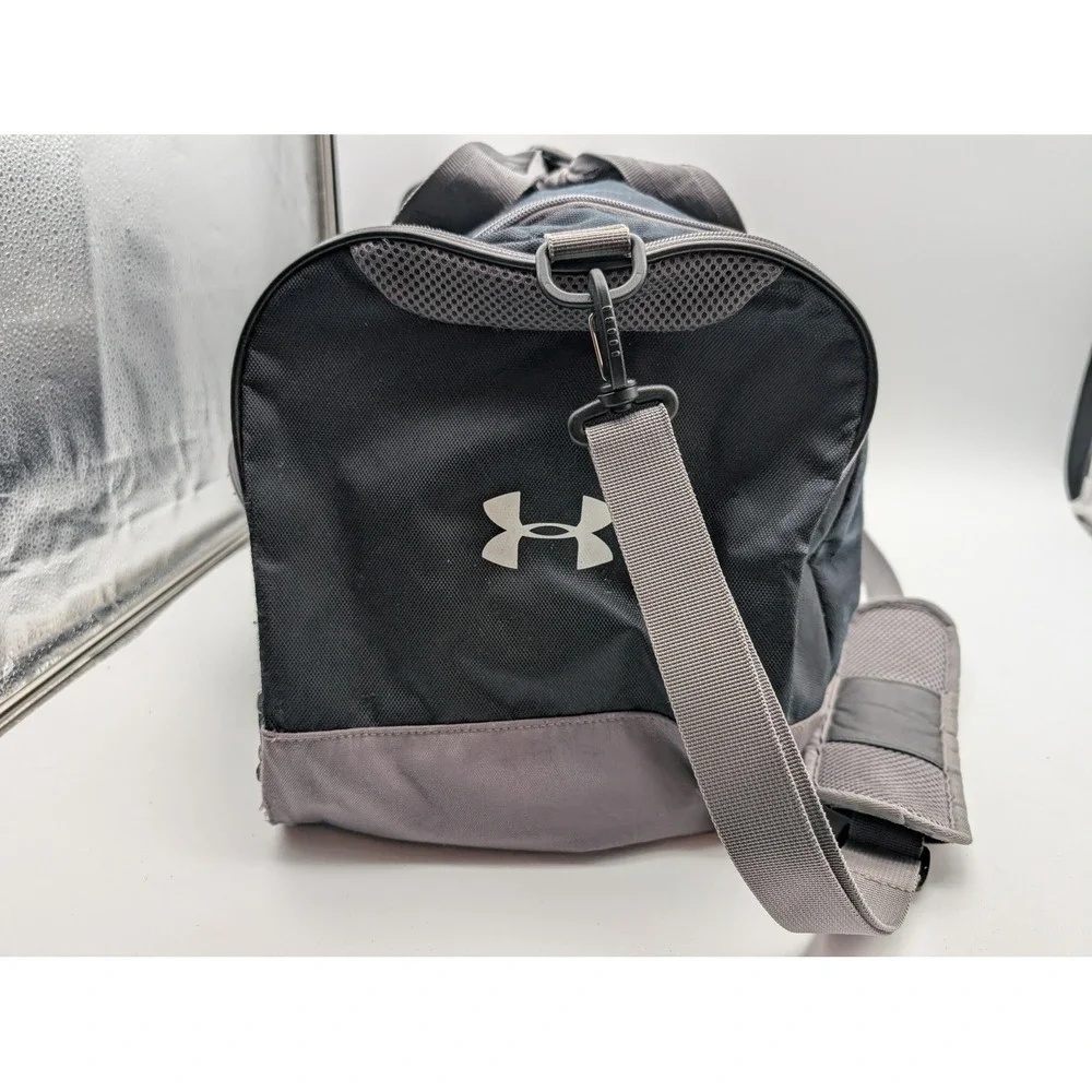 Under Armour Undeniable Duffle Bag Black Grey Medium Gym Travel Sports Bag
